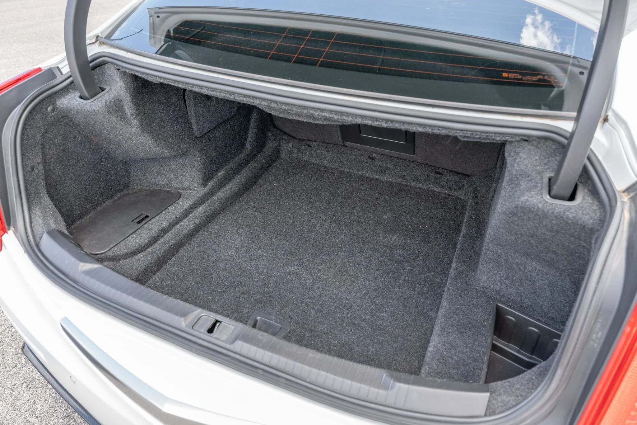13k-Mile 2016 Cadillac ATS-V Crystal White Frost Edition Sedan, view